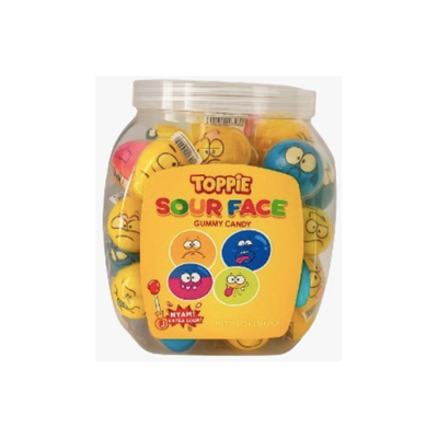 Sour Face Gummy Candy